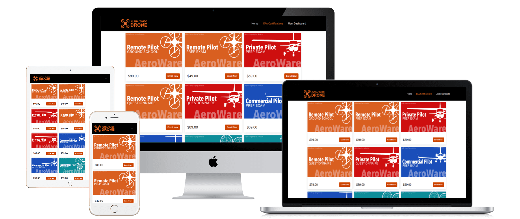 Aviation LMS (aviation.at-drone.com)